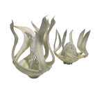 Custom White Artistic Flower SLA 3D Printing Service With UV Bright Finish