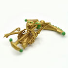Skeleton MJF Rapid Prototyping 3d Printing Service With Gold Painted